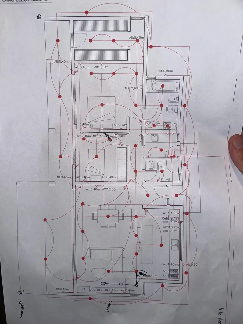 Plano de la instalación eléctrica